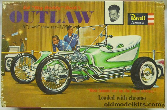 Revell 1/25 Outlaw Ed Big Daddy Roths Jewel Show Car, H1282-198 plastic model kit